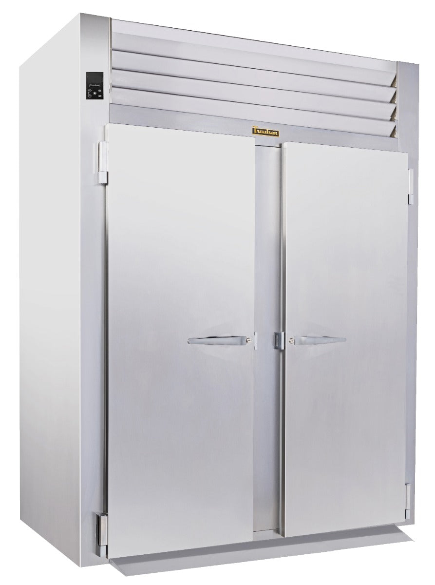 Traulsen AIF232LUT-FHS Spec-Line 2-Section 2 Solid Door Roll-In Freezer 68" - Accepts 66"H Racks - 73.47 cu. ft. - 208-230/115v