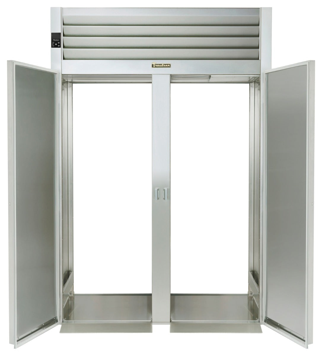 Traulsen AIH232LP-FHS Spec-Line 2-Section 2 Solid Door Roll-Thru Heated Holding Cabinet 68" - Accepts 66"H Racks - 78.84 cu. ft. - 208-230/115v