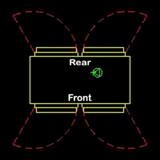Traulsen AIH232LP-FHS Spec-Line 2-Section 2 Solid Door Roll-Thru Heated Holding Cabinet 68" - Accepts 66"H Racks - 78.84 cu. ft. - 208-230/115v