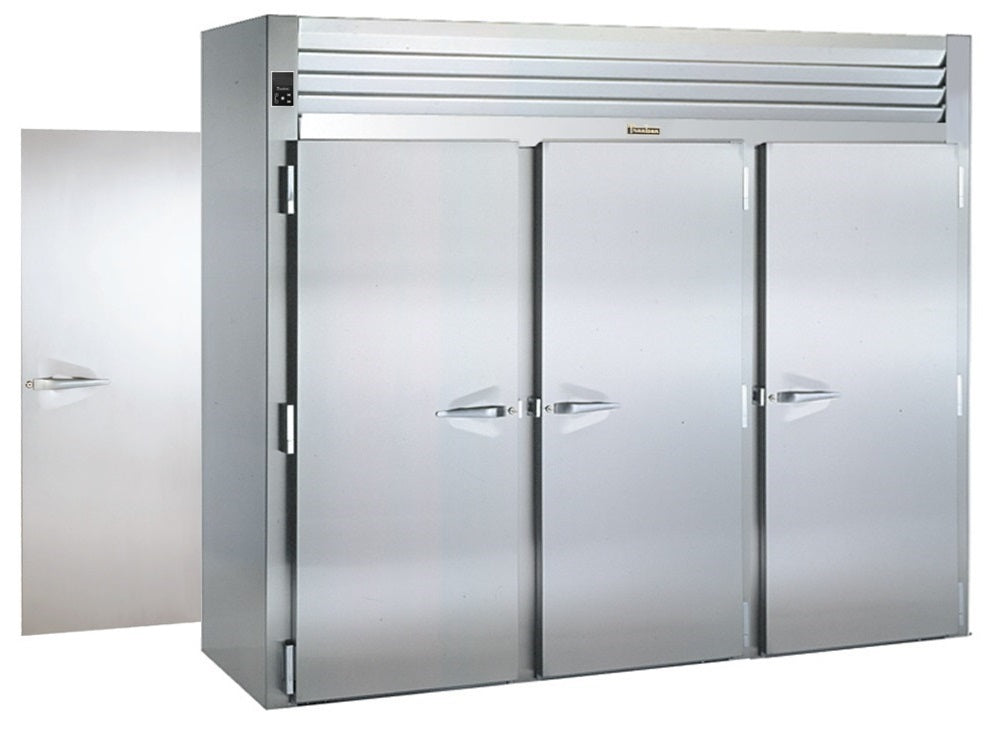 Traulsen AIH332LP-FHS Spec-Line 3-Section 3 Solid Door Roll-Thru Heated Holding Cabinet 101" - Accepts 66"H Racks - 119.56 cu. ft. - 208-230/115v