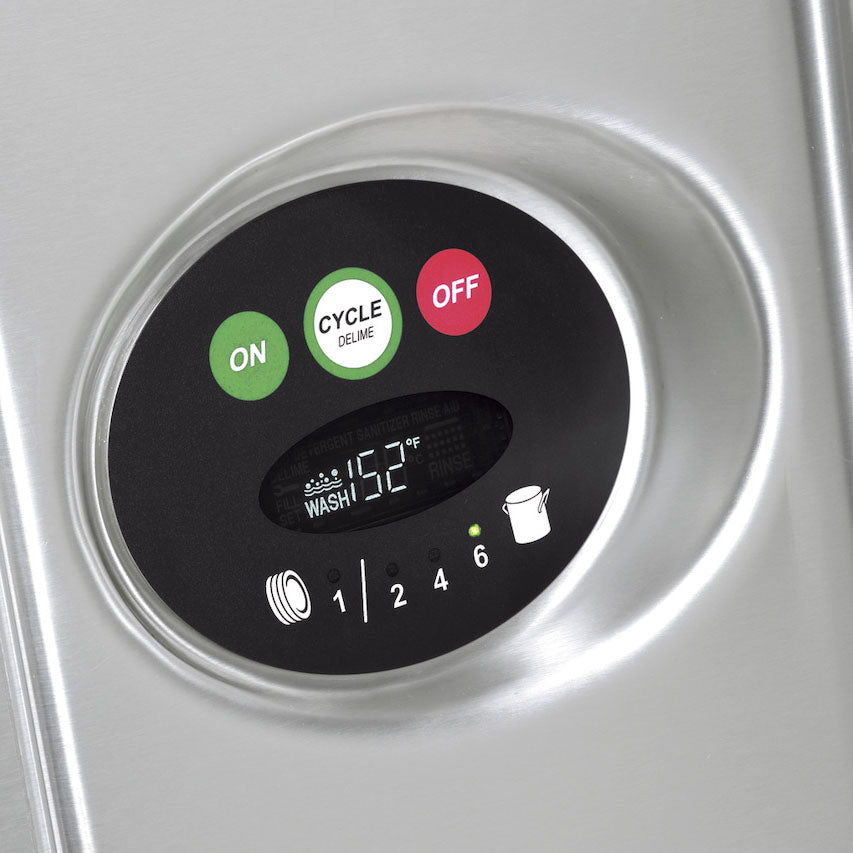 Hobart AM15-2 Select Hi/Lo Temp Door-Type Dishwasher with Booster Heater - 58-65 racks/hr - 208-240/3