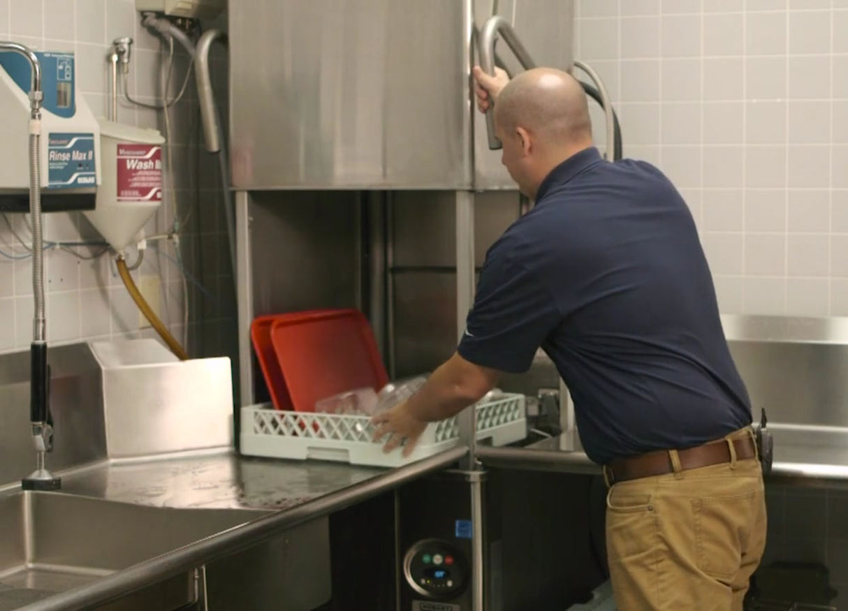 Hobart AM15VL-2 Advansys High Temp Ventless Door-Type Dishwasher with Booster Heater - 40 racks/hr - 208-240v/3