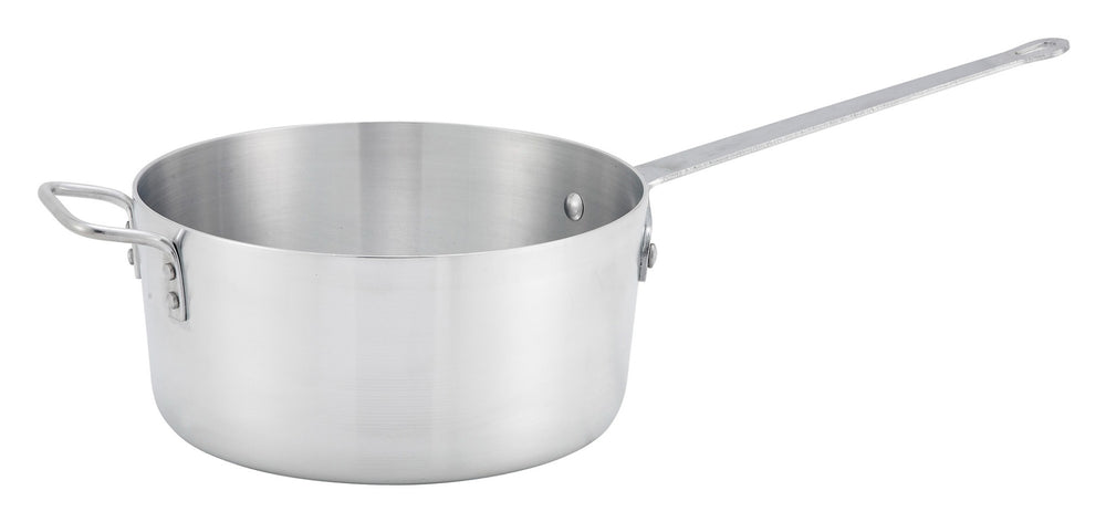Winco ASP-10 Aluminum Tapered Sauce Pan 10 qt.