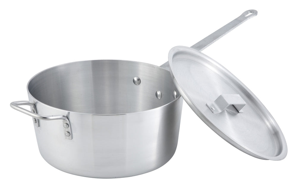 Winco ASP-7C Aluminum Sauce Pan Lid 10-1/2" Dia. - for 7 qt. Pans