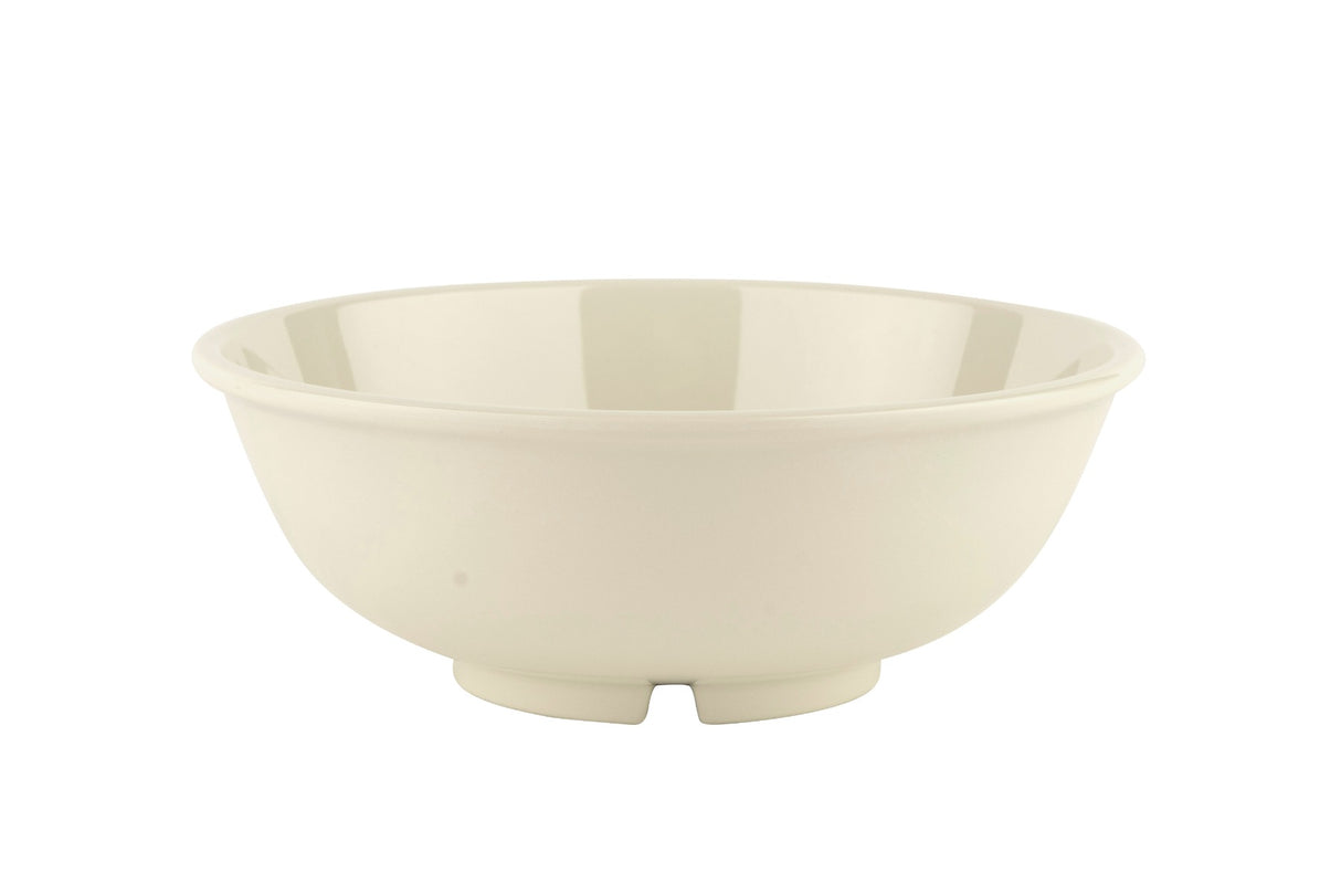 GET B-24-DI Diamond Ivory Melamine Classic Rim Deep Bowl 24 oz. - Ivory - 12/Case