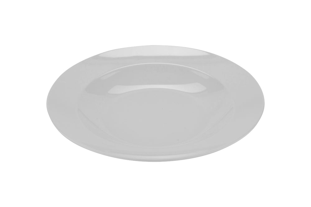 GET B-2412-DW Diamond White Melamine Wide Rim Pasta Bowl 24 oz. - White - 12/Case