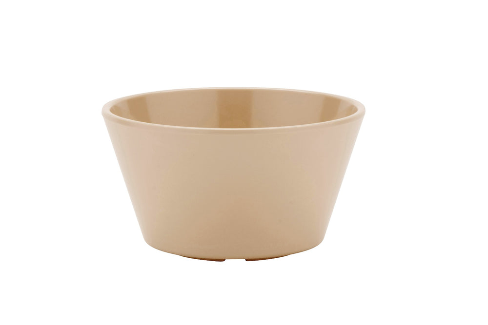 GET BC-007-T SuperMel Melamine Bouillon Bowl / Cup 8 oz. - Tan - 48/Case