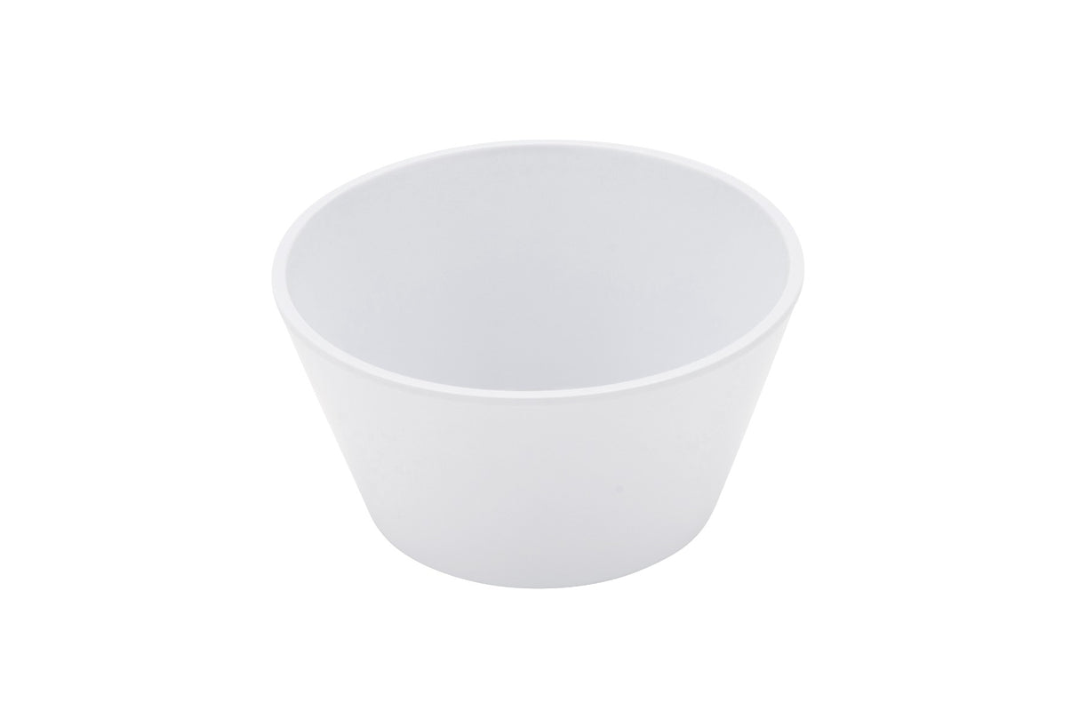 GET BC-007-W SuperMel Melamine Bouillon Bowl / Cup 8 oz. - White - 48/Case