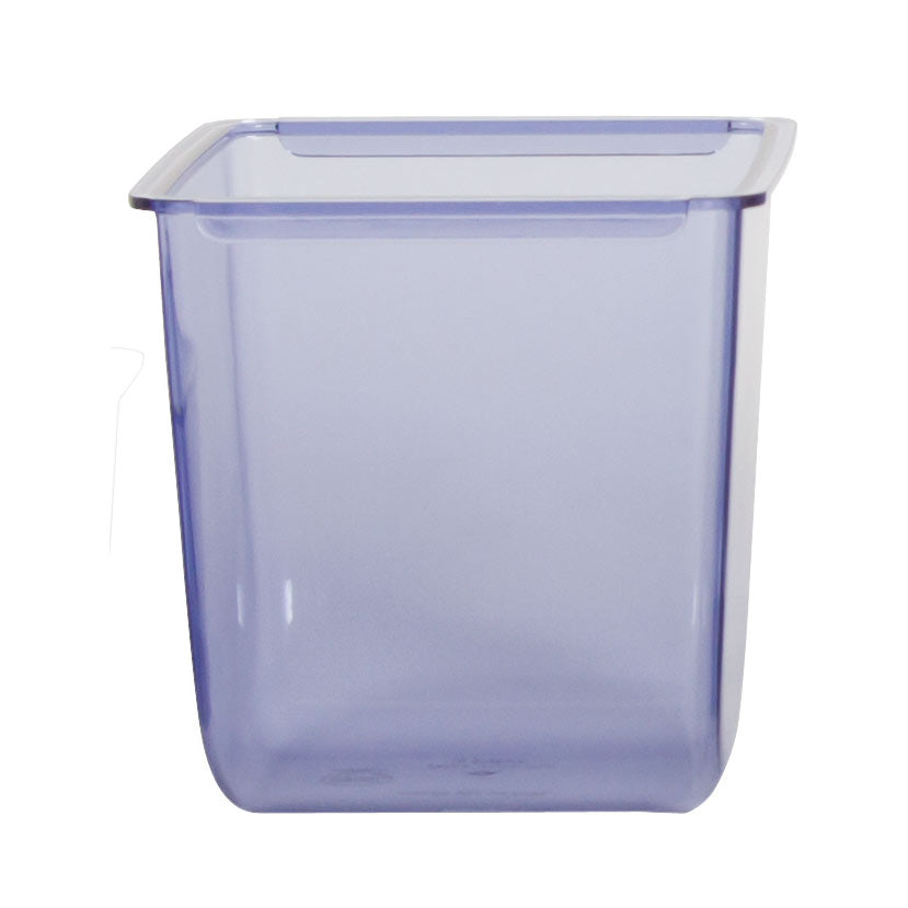 San Jamar BD103 The Dome Plastic Garnish & Condiment Holder Replacement Tray 3 pt. - Translucent Blue - 6/Pack