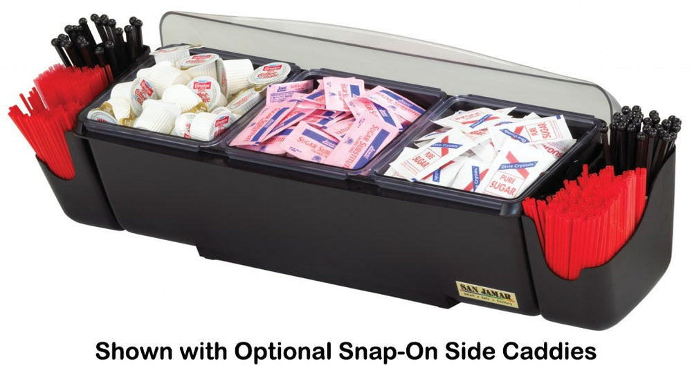 Shown with optional snap-on side caddies