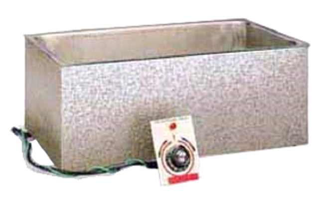 APW Wyott BM-80CDS Bottom-Mount Insulated 1-Pan Drop-In Hot Food Well with Thermostatic Controls and Drain 13-5/8"W x 21-5/8"D x 8-1/4"H - Holds (1) 12" x 20" Pan - 208V