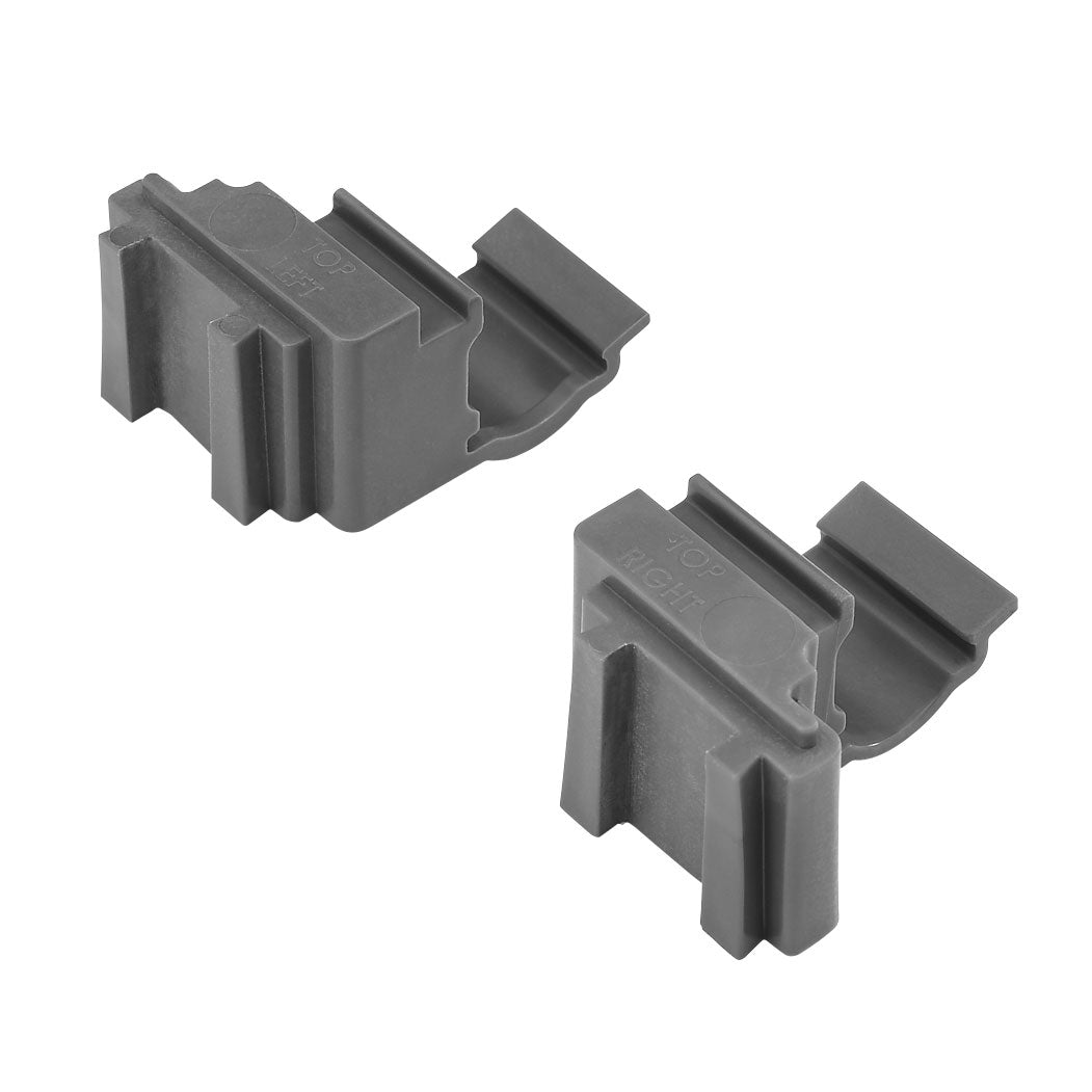 Cambro CBCC1580 Camshelving Basics Plus Corner Connector Set - Brushed Graphite
