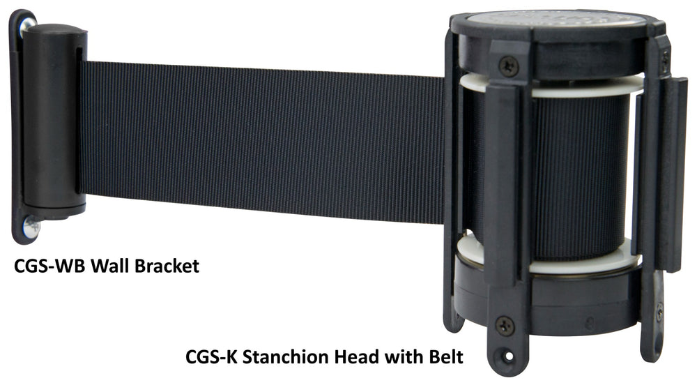 Winco CGS-WB Wall Bracket for CGS Series Stanchions - 100/Case