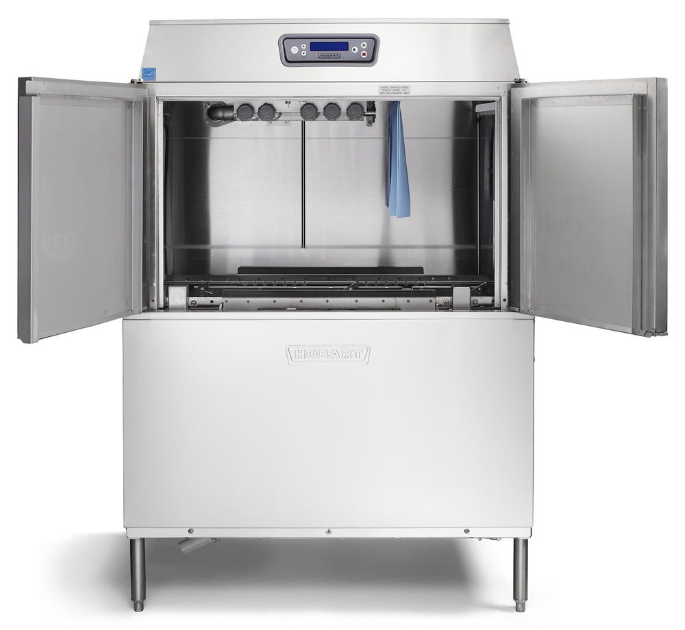 Hobart CL64EN-BASBU 2-Tank High Temp Conveyor Dishwasher w/o Booster - 342 racks/hr - 480v/3, 15 kW