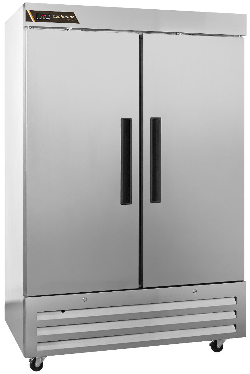 Traulsen Centerline CLBM-49R-FS-LR 2-Section Left/Right Hinged 2 Solid Swing Door Reach-In Refrigerator 55" - 45.88 cu. ft. - 115v