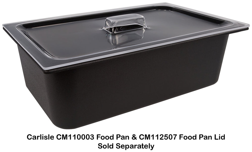 Carlisle CM112507 Coldmaster Plastic Food Pan Cover - Full Size - Clear