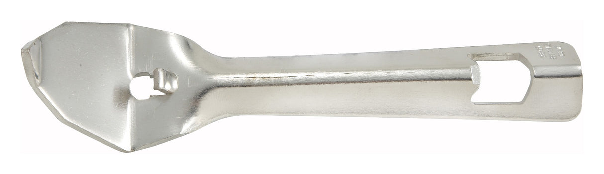 Winco CO-302 Stainless Steel Can Tapper/Bottle Opener 7"L