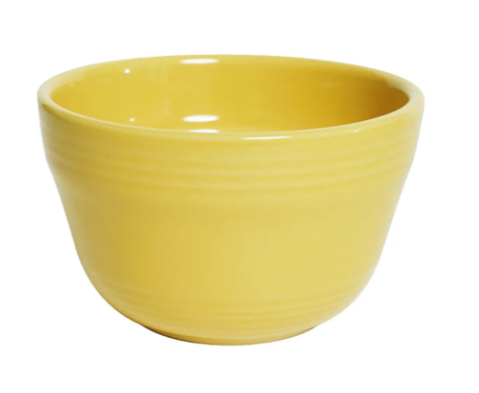 Tuxton CSB-0752 7 1/2 oz Concentrix Bouillon Bowl - Ceramic, Saffron - 2ea/Case