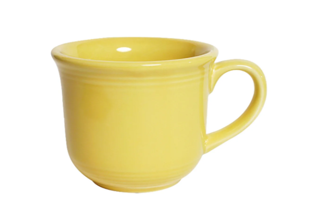 Tuxton CSF-0702 8 oz Concentrix®© Cup - Ceramic, Saffron - 2ea/Case