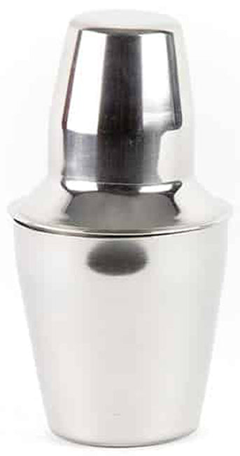 American Metalcraft CSJ108 3-Piece Stainless Steel Cocktail Shaker Set 8 oz.