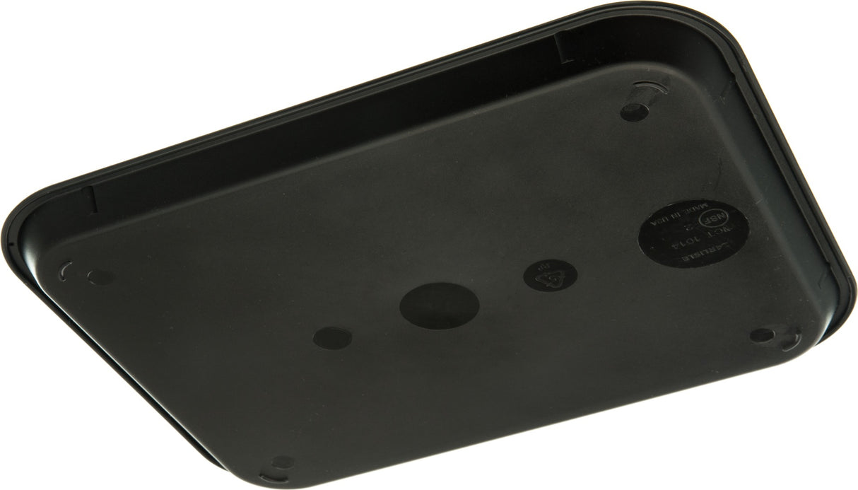 Carlisle CT101403 Cafe Polypropylene Fast Food Cafeteria Tray 11" x 14" - Black - 24/Case