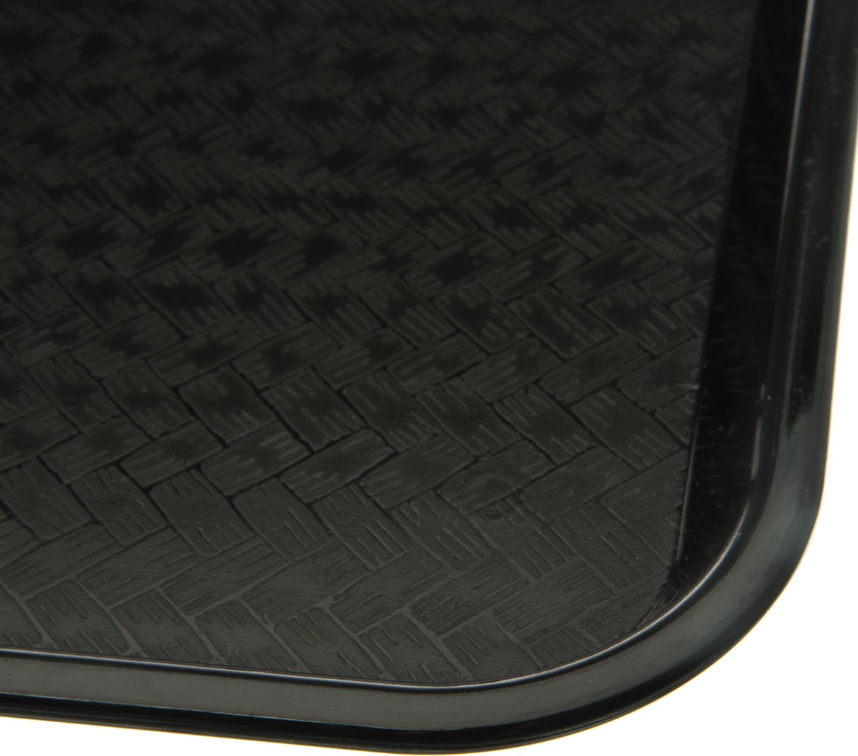 Carlisle CT101403 Cafe Polypropylene Fast Food Cafeteria Tray 11" x 14" - Black - 24/Case