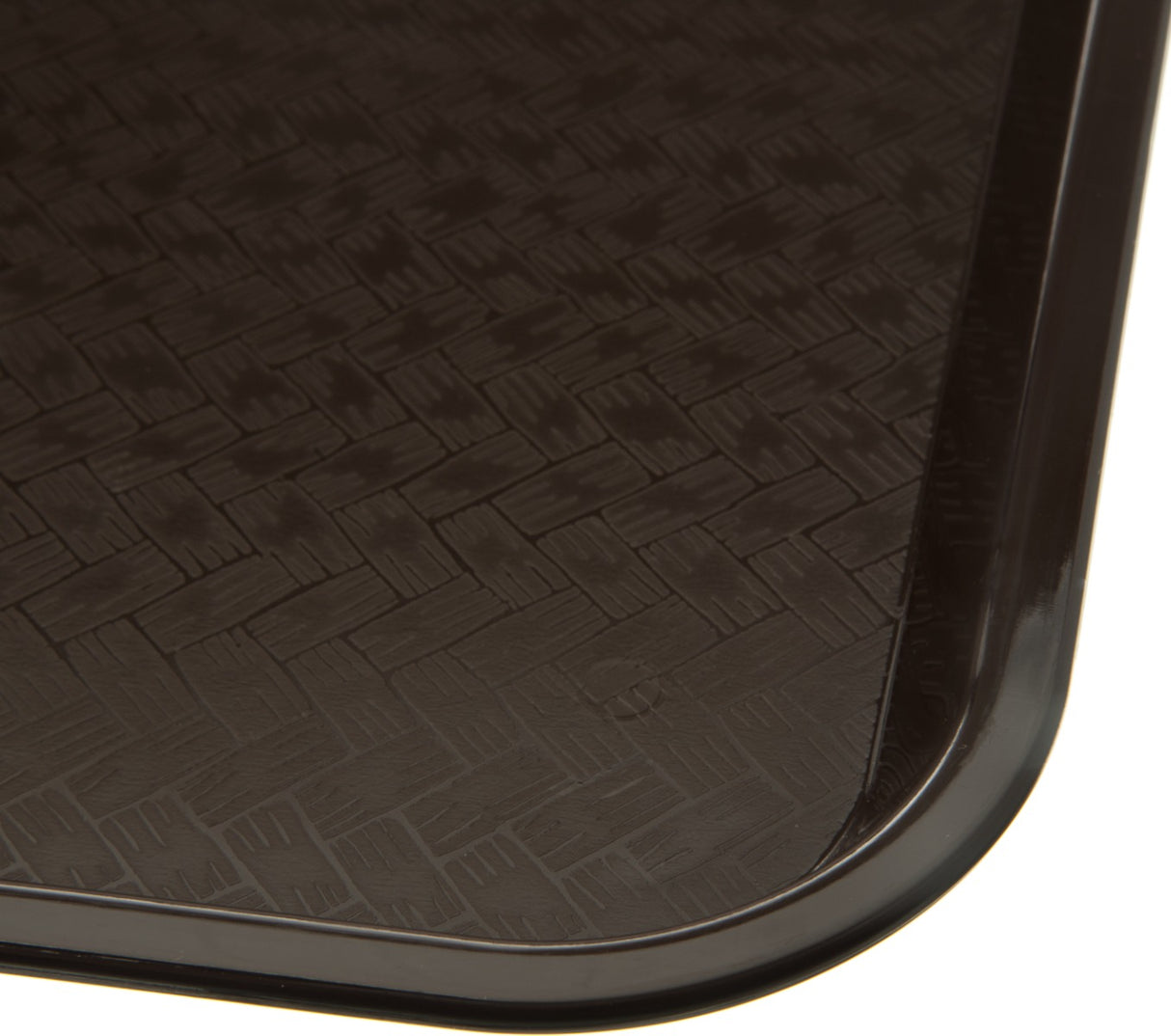 Carlisle CT101469 Cafe Polypropylene Fast Food Cafeteria Tray 10" x 14" - Chocolate - 24/Case