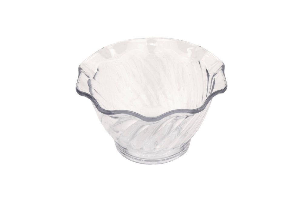 GET DD-50-CL Dessert Time SAN Plastic Small Tulip Dessert Dish 5 oz. - Clear - 48/Case