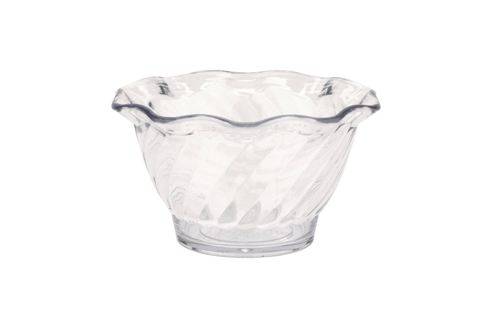 GET DD-50-CL Dessert Time SAN Plastic Small Tulip Dessert Dish 5 oz. - Clear - 48/Case