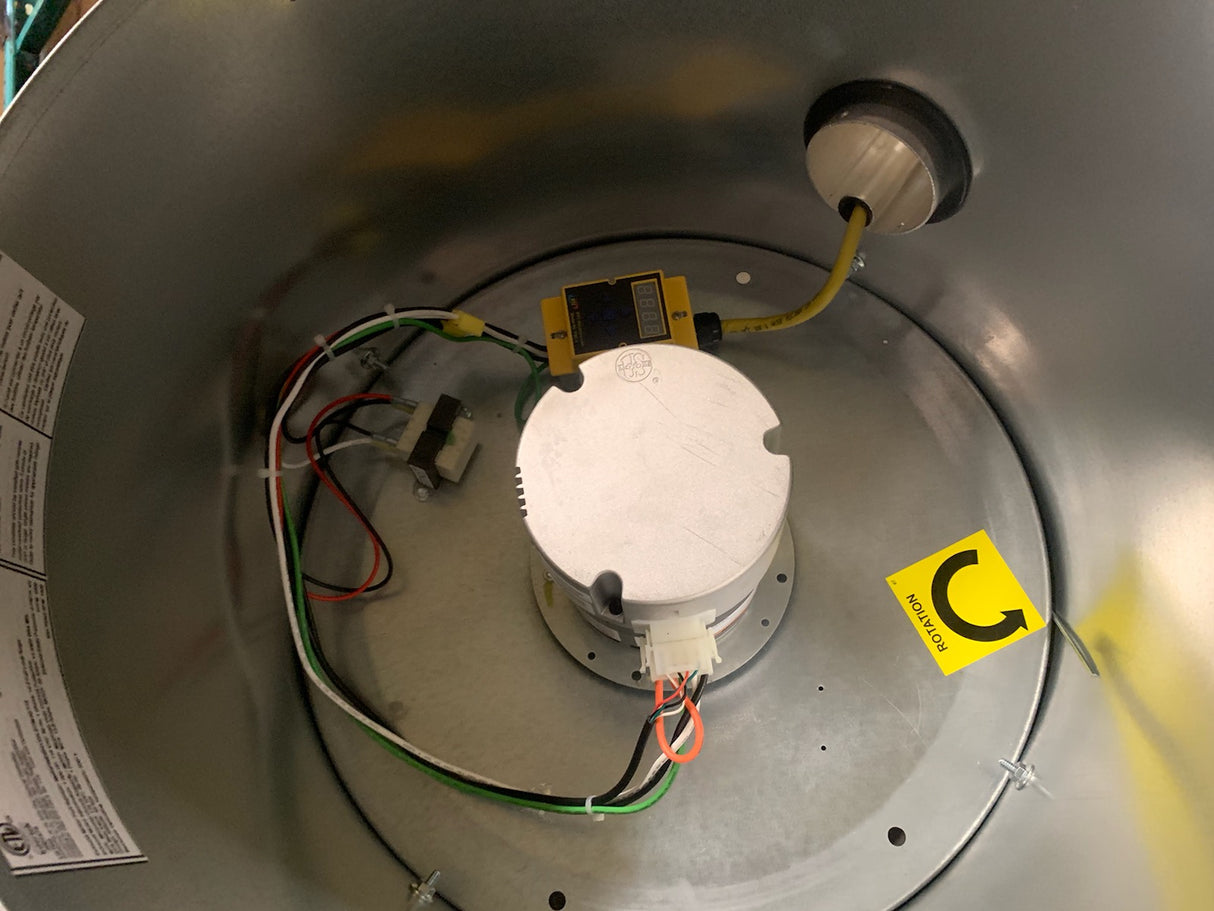 CaptiveAire DU85-SC-1250-3000 High Speed Direct Drive Centrifugal Upblast Exhaust Fan CFM Range: 1250 CFM to 3000 - 115v