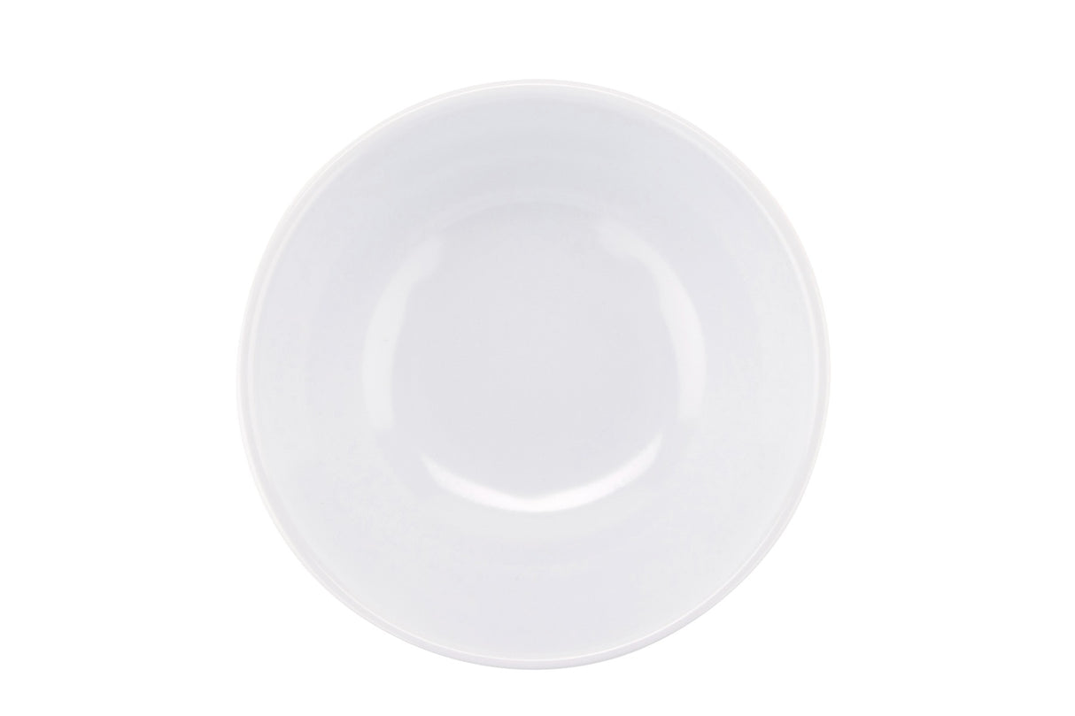 GET DN-310-W SuperMel Melamine Stackable Narrow Rim Nappie Bowl 10 oz. - White - 48/Case