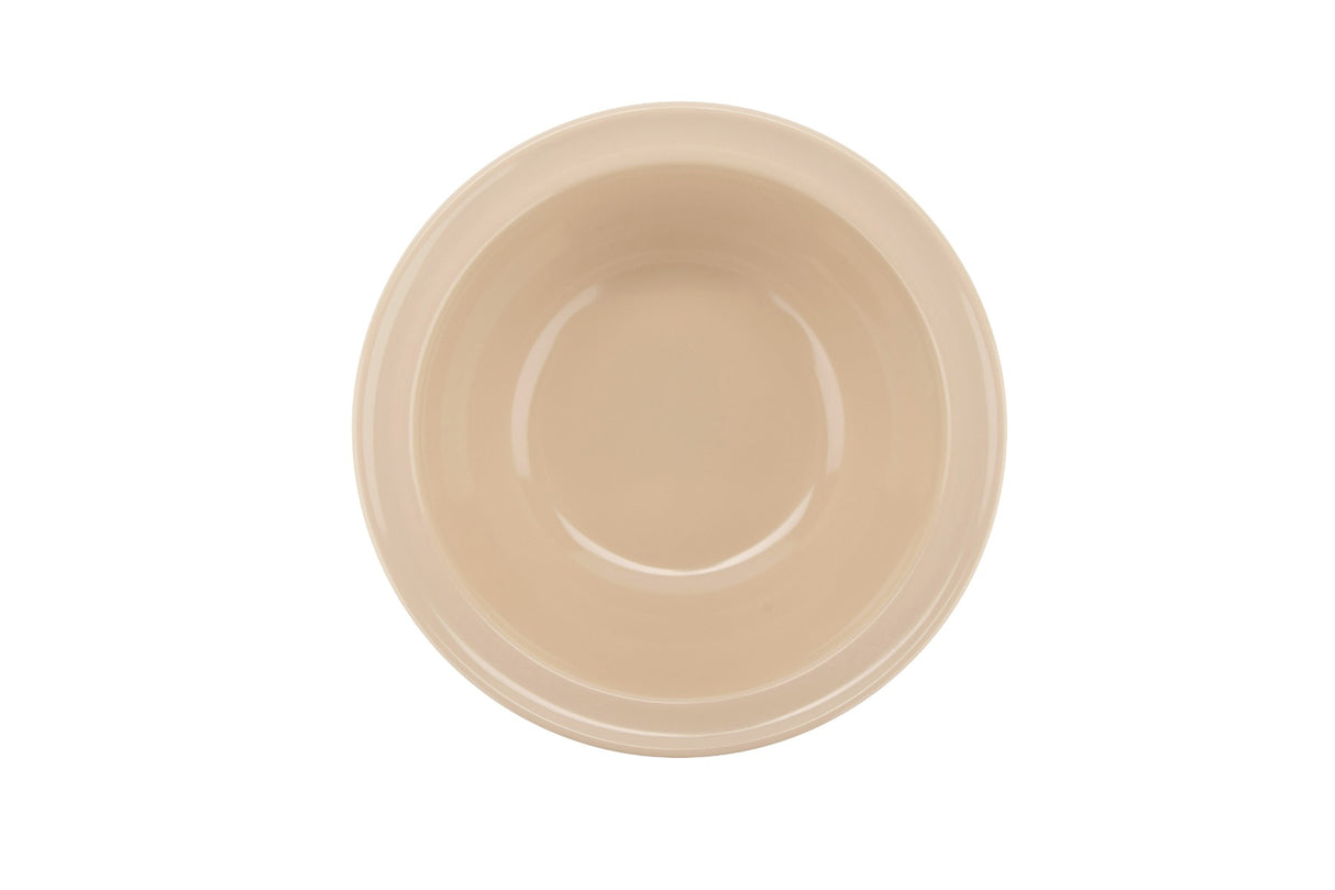 GET DN-313-T SuperMEl Melamine Stackable Wide Rim Grapefruit Bowl 13 oz. Tan - 48/Case