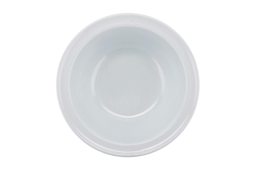 GET DN-313-W SuperMel Melamine Stackable Wide Rim Grapefruit Bowl 13 oz. - White - 48/Case