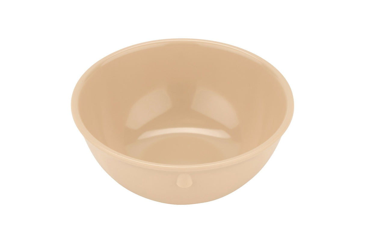 GET DN-315-T SuperMel Melamine Stackable Narrow Rim Nappie Bowl 15 oz. - Tan - 48/Case