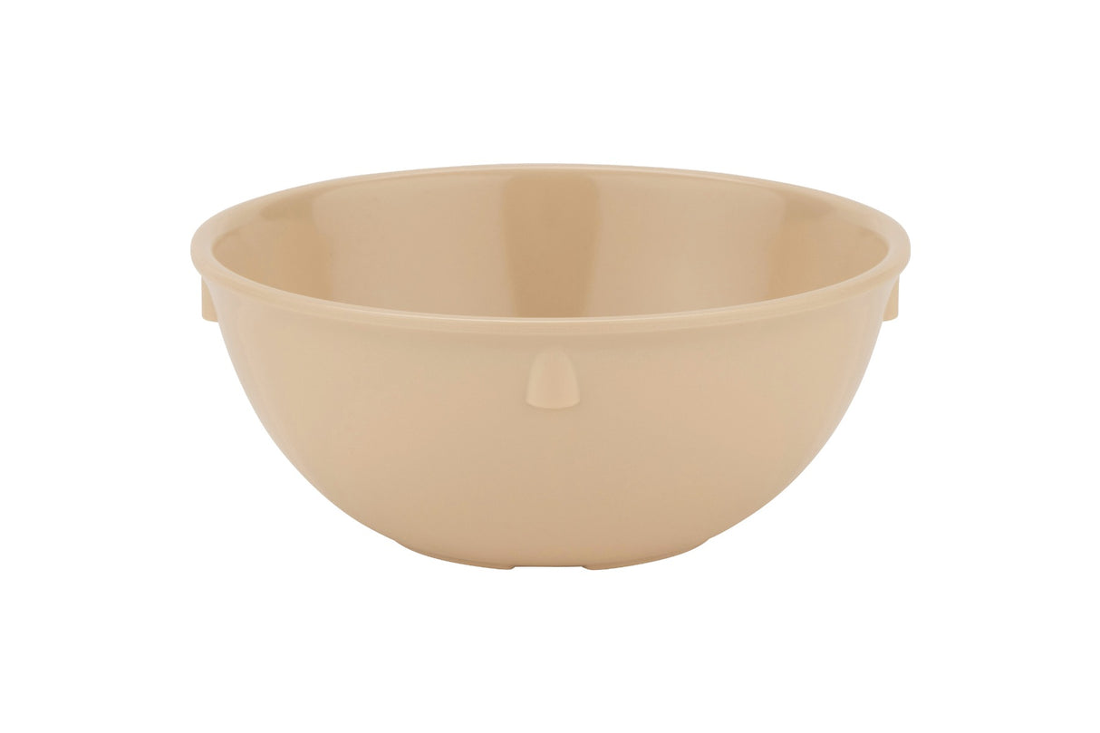 GET DN-315-T SuperMel Melamine Stackable Narrow Rim Nappie Bowl 15 oz. - Tan - 48/Case