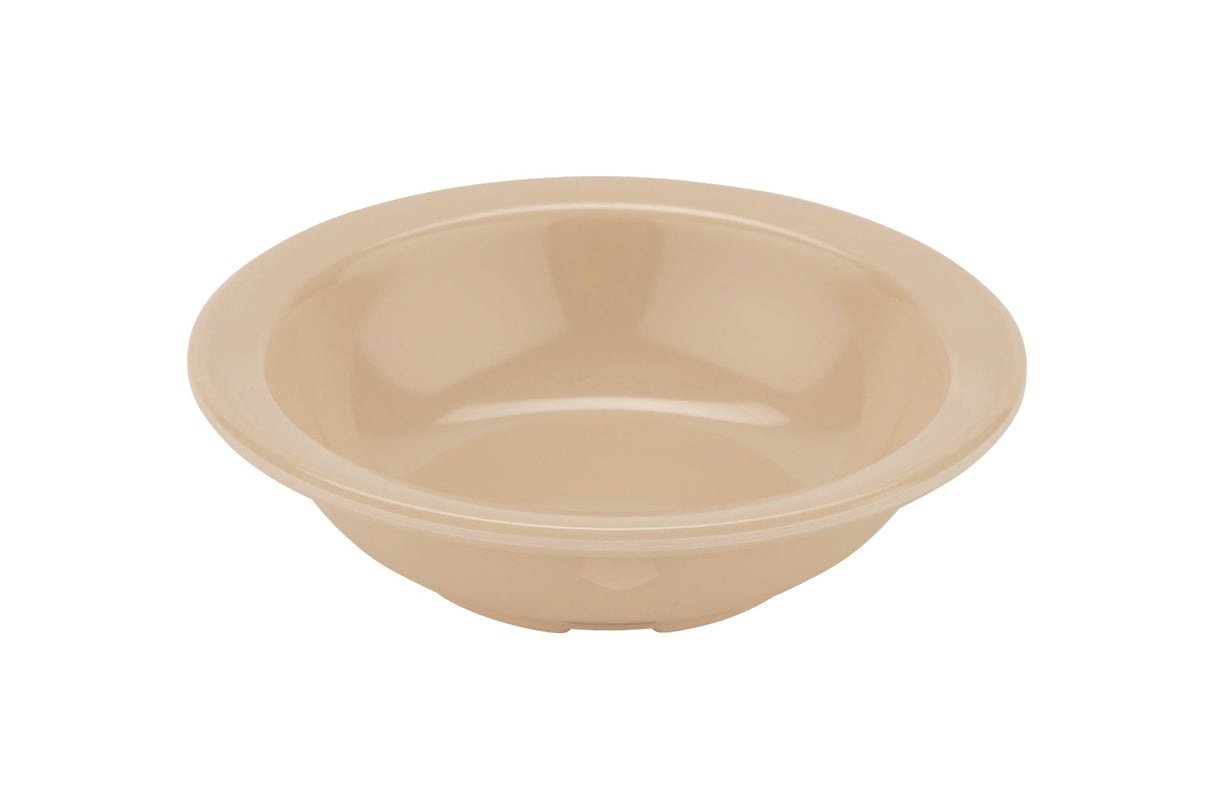GET DN-335-T SuperMel Melamine Narrow Rim Fruit Bowl 3-1/2 oz. - Tan - 48/Case