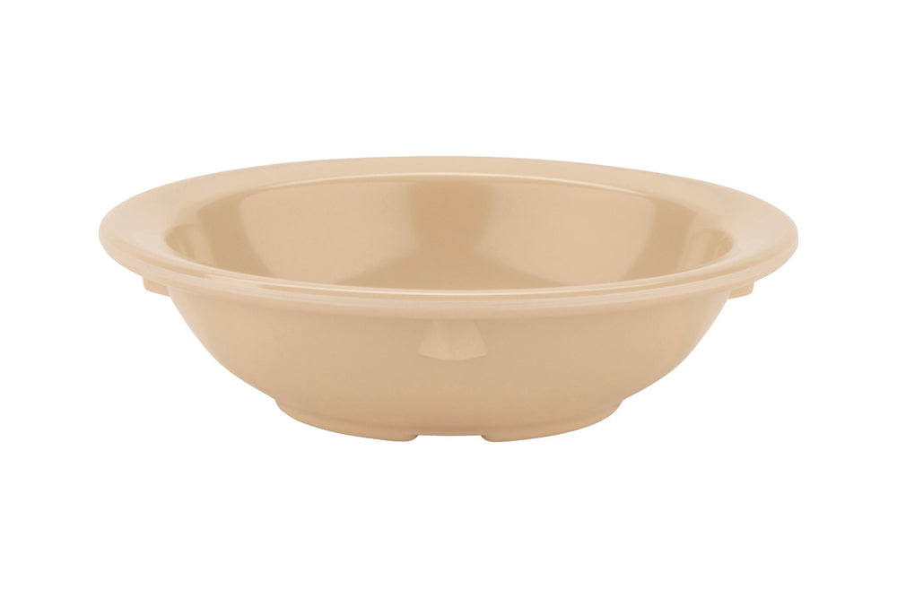 GET DN-335-T SuperMel Melamine Narrow Rim Fruit Bowl 3-1/2 oz. - Tan - 48/Case