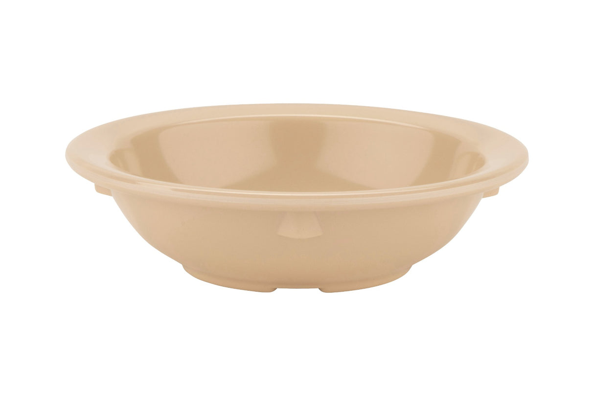 GET DN-335-T SuperMel Melamine Narrow Rim Fruit Bowl 3-1/2 oz. - Tan - 48/Case
