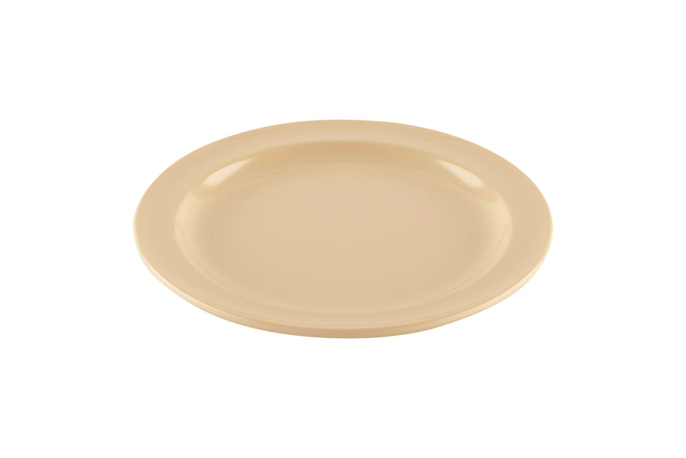GET DP-507-T SuperMel Melamine Round Dessert Plate 7-1/4" - Tan - 24/Case