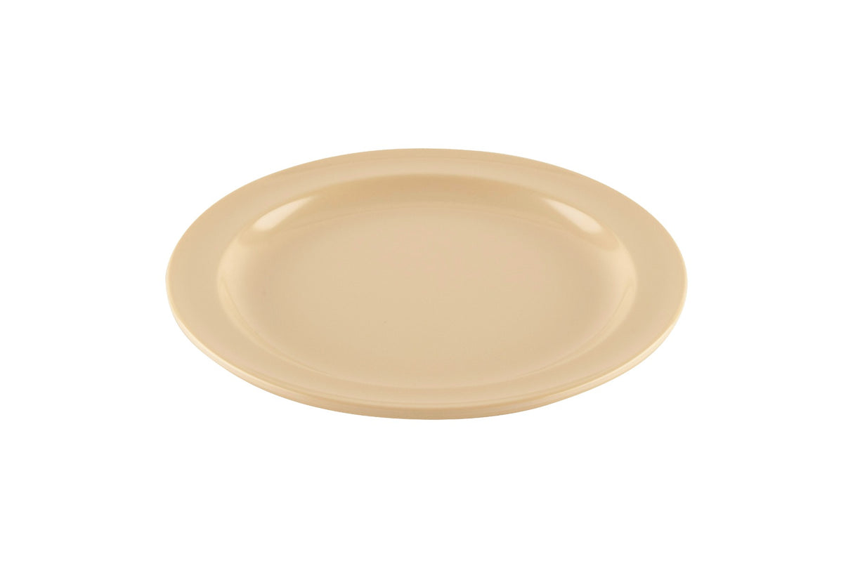 GET DP-507-T SuperMel Melamine Round Dessert Plate 7-1/4" - Tan - 24/Case