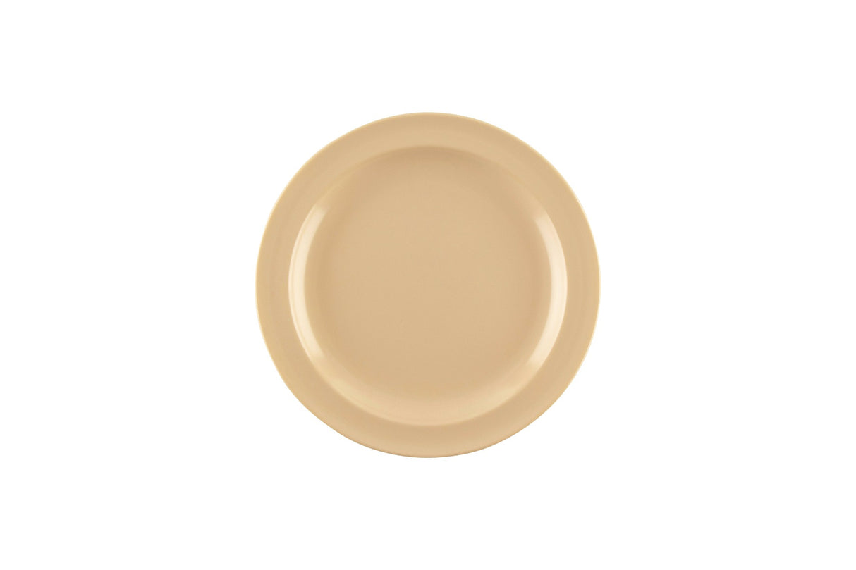 GET DP-507-T SuperMel Melamine Round Dessert Plate 7-1/4" - Tan - 24/Case