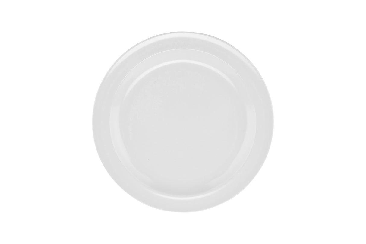 GET DP-507-W SuperMel Melamine Round Dessert Plate 7-1/4" - White - 24/Case