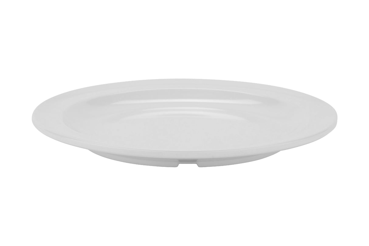 GET DP-507-W SuperMel Melamine Round Dessert Plate 7-1/4" - White - 24/Case