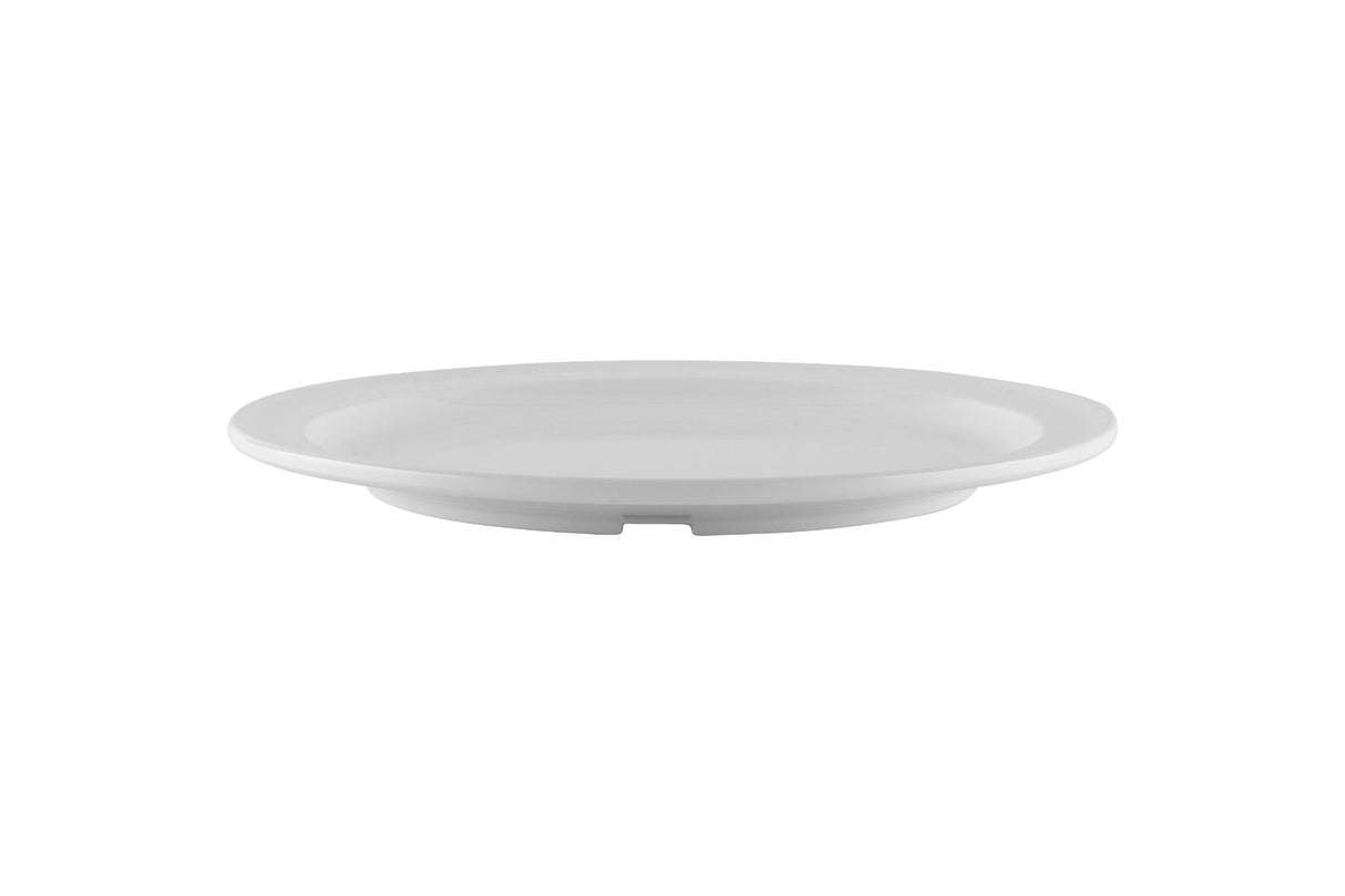 GET DP-509-W SuperMel Melamine Round Plate 9" - White - 24/Case
