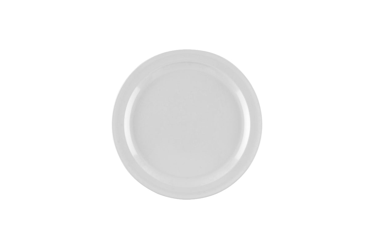 GET DP-509-W SuperMel Melamine Round Plate 9" - White - 24/Case