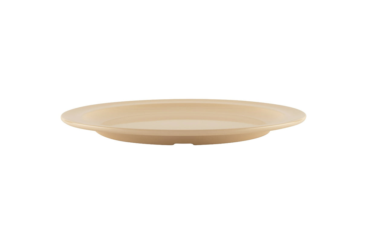 GET DP-510-T SuperMel Melamine Round Plate 10-1/4" - Tan - 24/Case