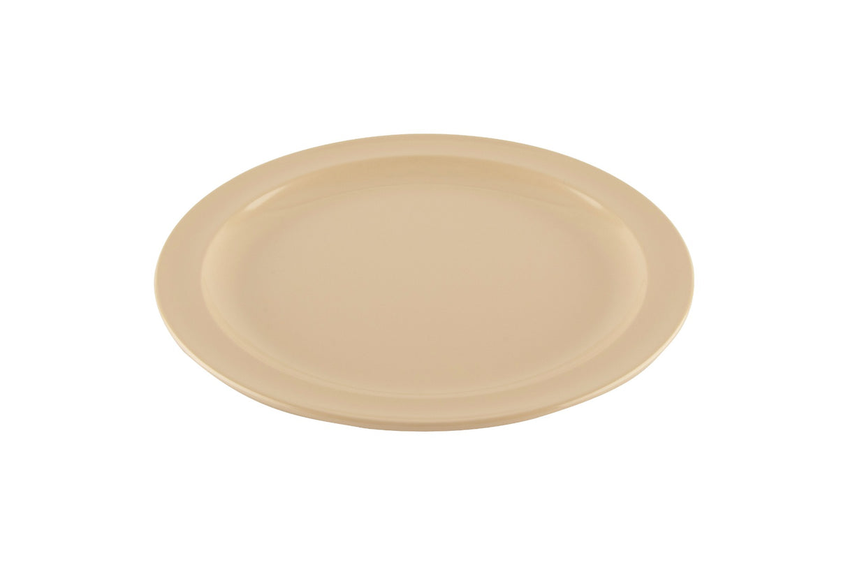 GET DP-510-T SuperMel Melamine Round Plate 10-1/4" - Tan - 24/Case