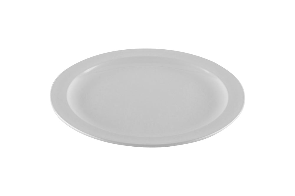 GET DP-510-W SuperMel Melamine Round Plate 10-1/4" - White - 24/Case