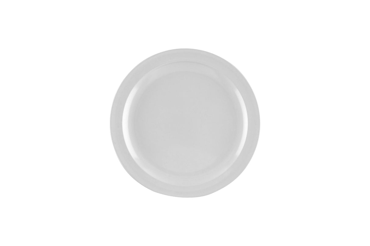GET DP-510-W SuperMel Melamine Round Plate 10-1/4" - White - 24/Case
