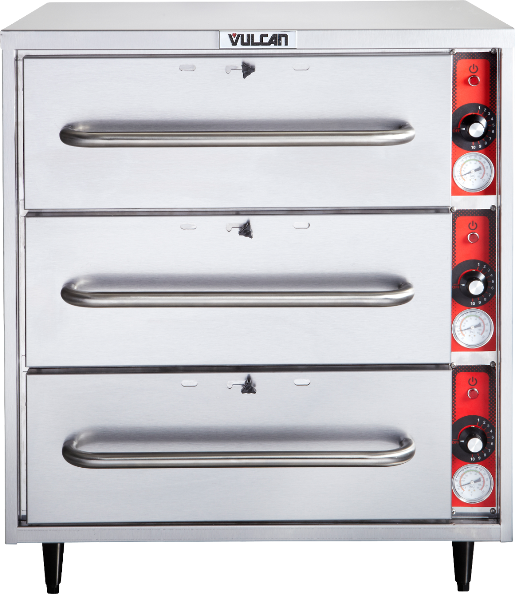 Vulcan VW3S Standard Freestanding 3 Drawer Warmer 33-3/4"H - 120v